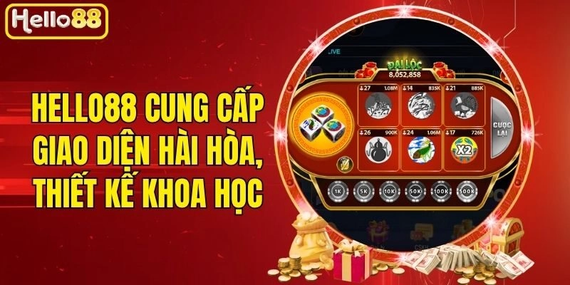 Hello88 cung cấp giao diện hài hòa, thiết kế khoa học